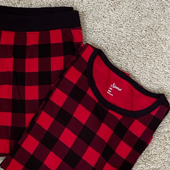 “ZULILY” ❤️ SUPER COOL🖤MEN’S RED/BLACK PLAID PJ’S - Picture 2 of 15
